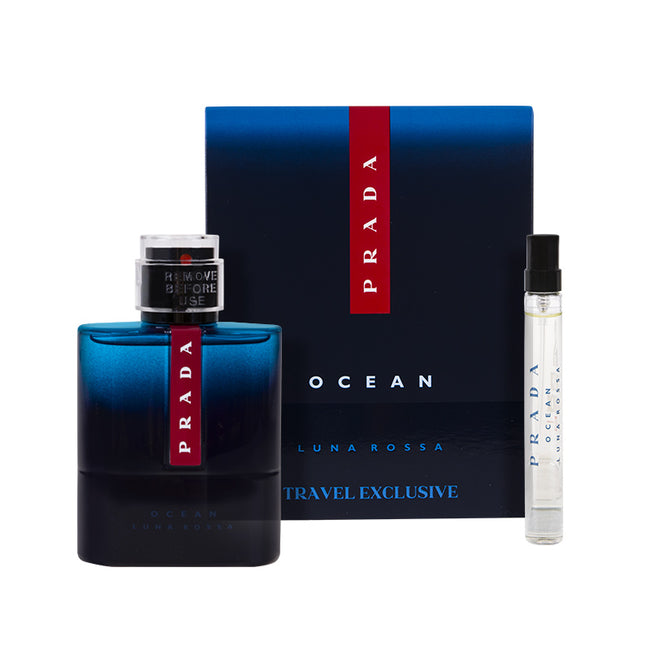 PRADA OCEAN 2PC TRAVEL SET 100ML + 10ML MINI, MEN'S GIFT SET