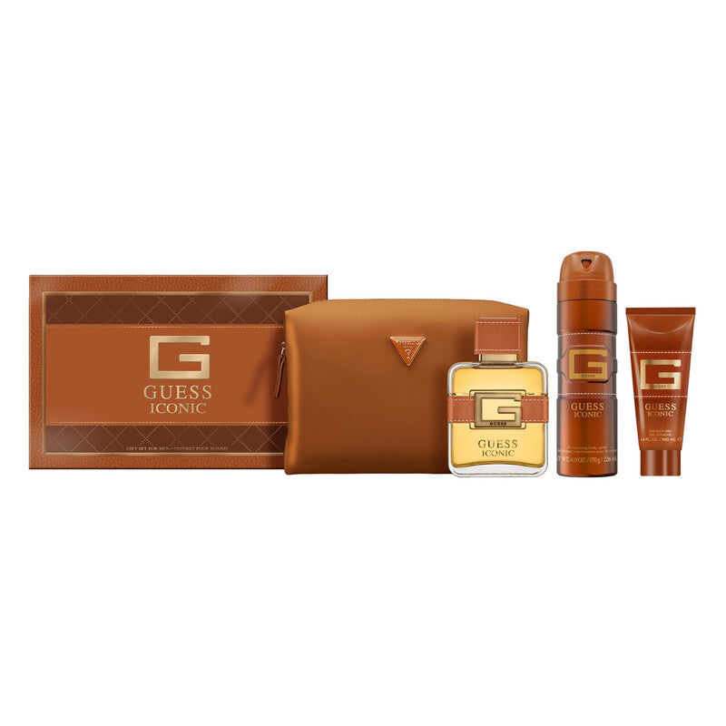 Guess Iconic Eau de Parfum 100ml / 3.4 oz Spray For Men - Gift Set - Image 1