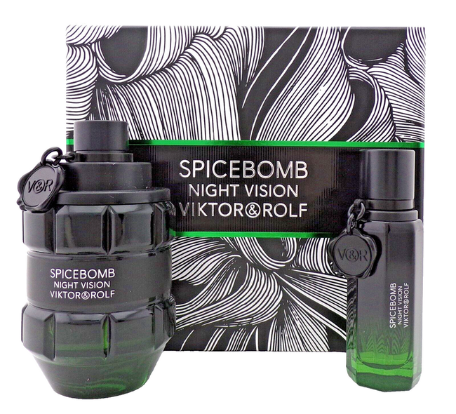 VIKTOR&ROLF SPICEBOMB NIGHT VISION 2PC SET, MEN'S GIFT SET, EDT