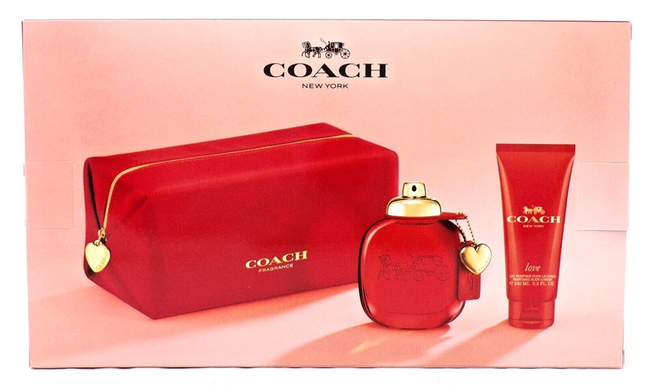 COACH LOVE 3PC SET, WOMEN'S GIFT SET, EDP