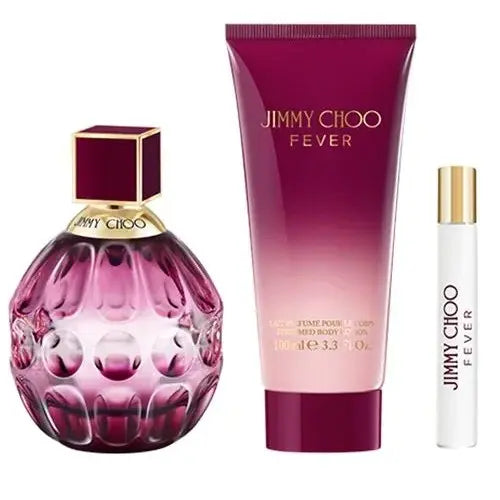 JIMMY CHOO FEVER 3PC SET, WOMEN'S GIFT SET, EDP