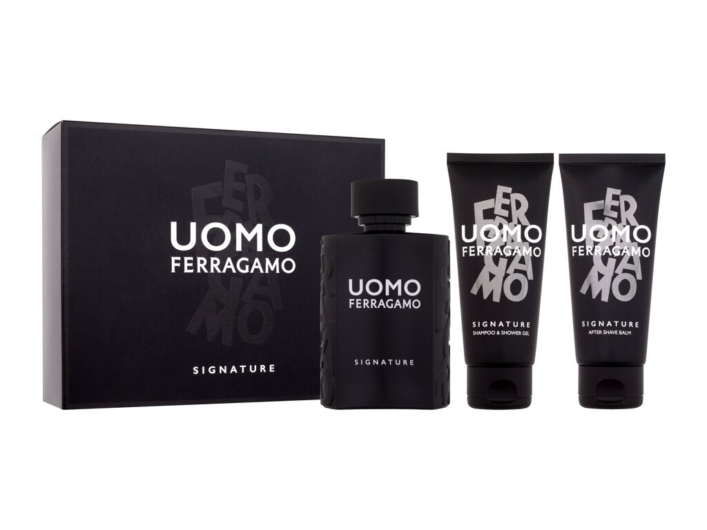 FERRAGAMO UOMO SIGNATURE 3PC SET, MEN'S GIFT SET, EDP