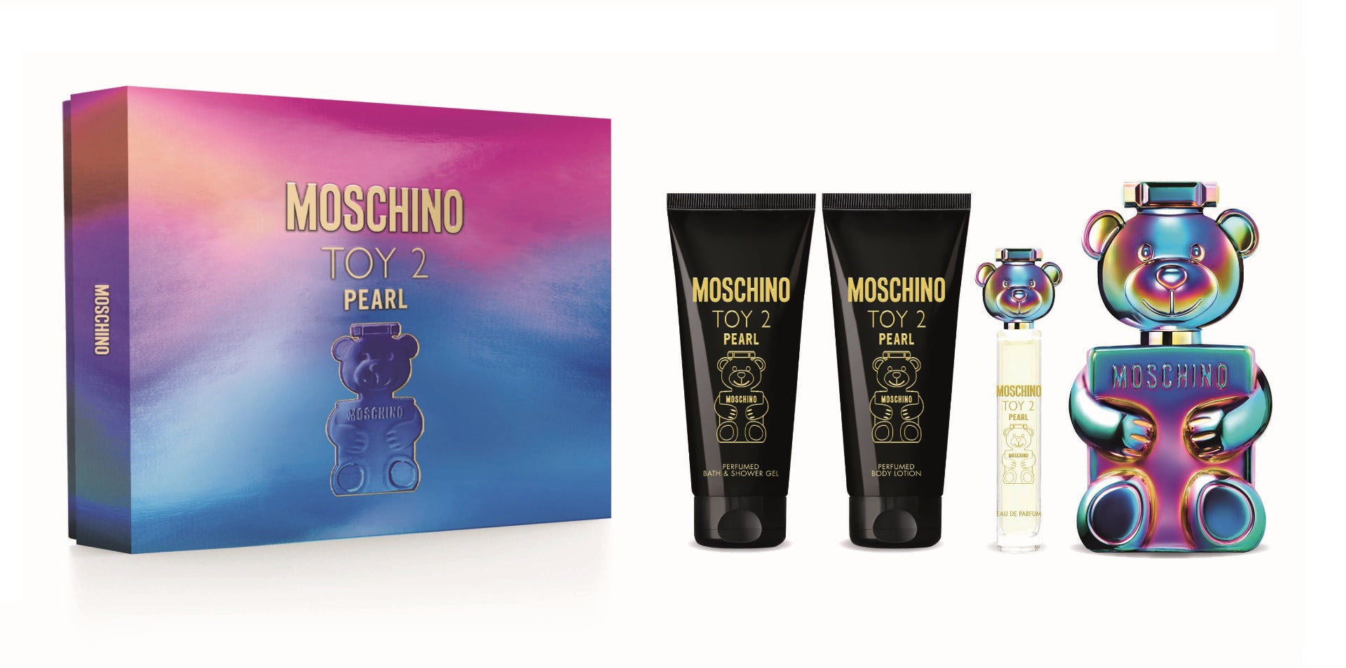 MOSCHINO TOY 2 PEARL 4PC SET, WOMEN'S GIFT SET, EDP