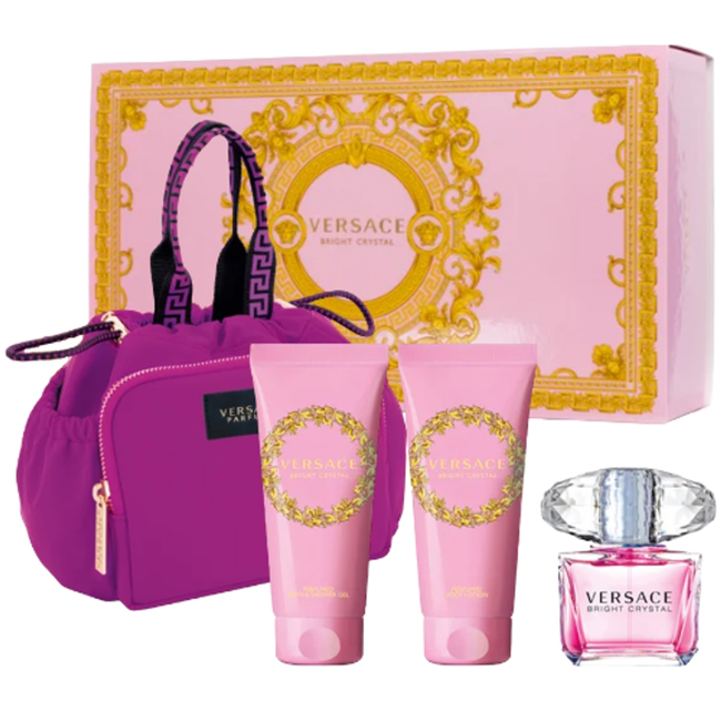 BRIGHT CRYSTAL 4PC SET, WOMEN'S GIFT SET, EDT