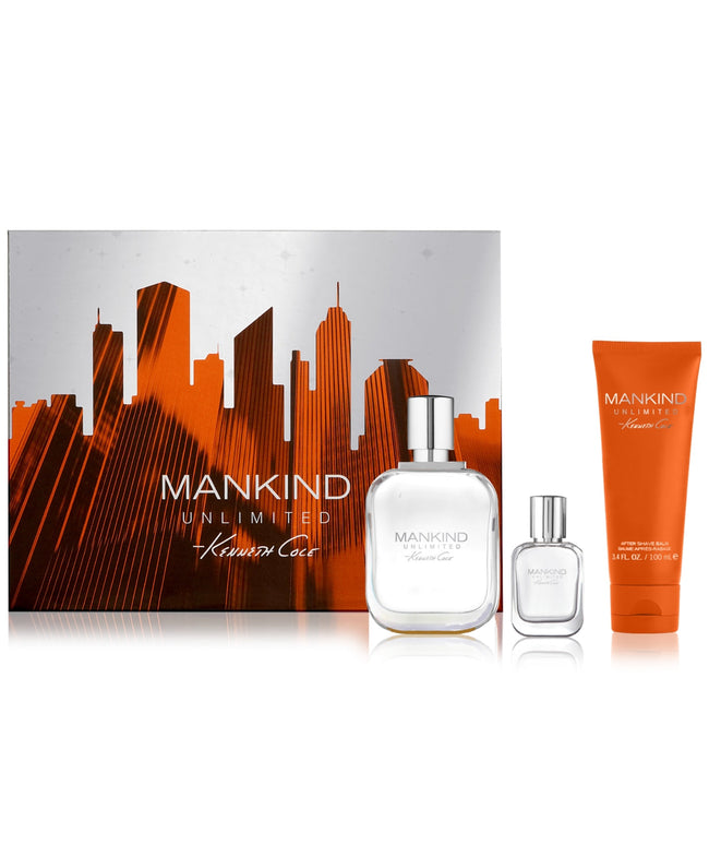 MANKIND UNLIMITED 3PC SET, MEN'S GIFT SET