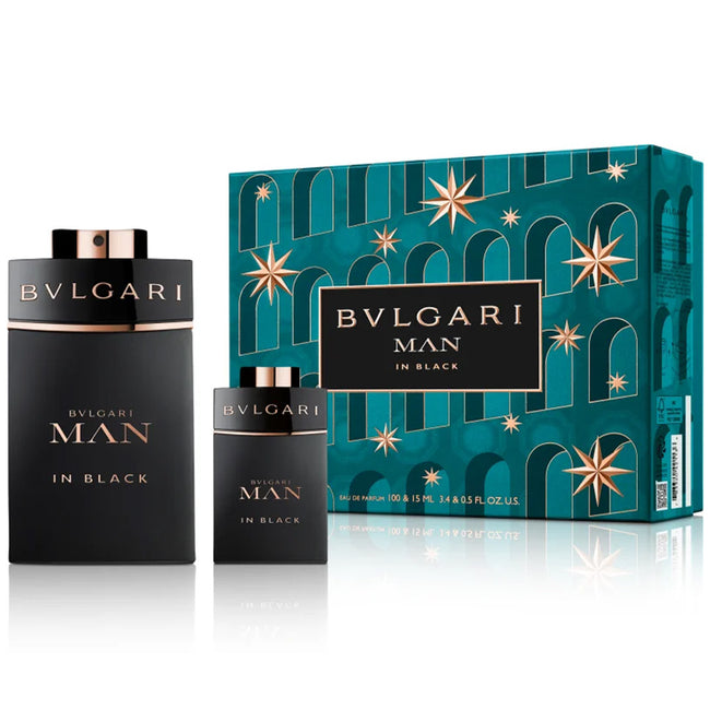 BVLGARI MAN IN BLACK 2PC SET, MEN'S GIFT SET, EDP