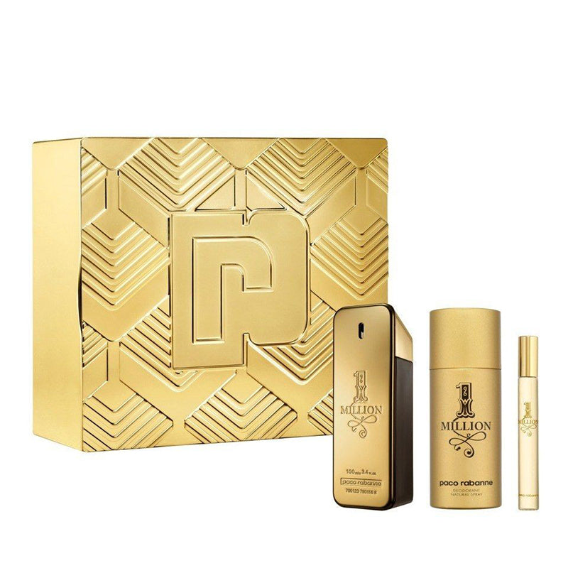 PACO RABANNE 1 MILLION 3PC SET, MEN'S GIFT SET, EDT