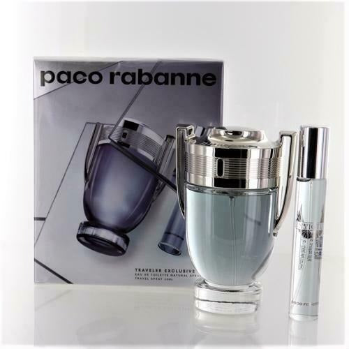 Paco Rabanne Invictus Eau de Toilette 100ml / 3.4 oz Spray For Men - Gift Set - Image 1