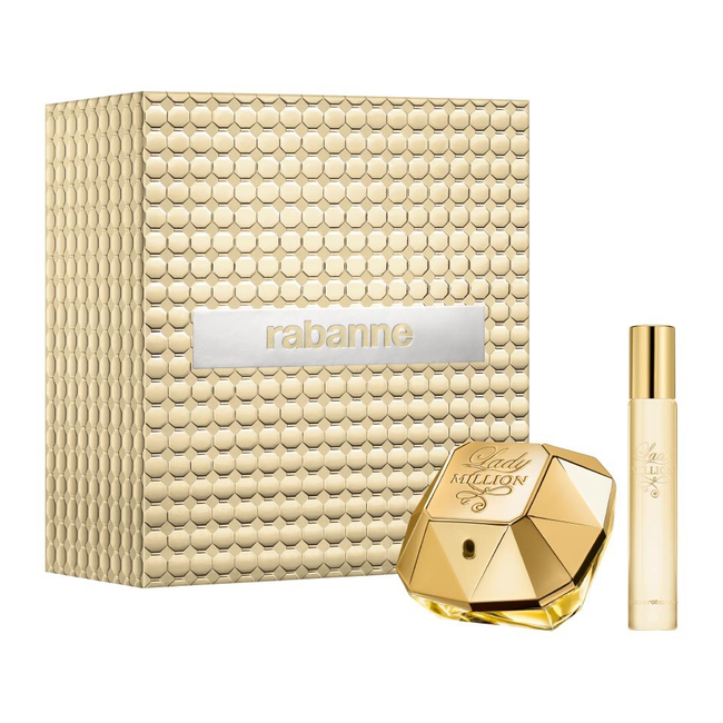 E LADY MILLION 2PC SET, WOMEN'S GIFT SET, EDP