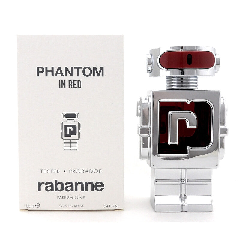 Paco Rabanne Phantom in Red Eau de Parfum 100ml / 3.4 oz Spray For Men - Tester with Cap - Image 1