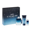 Coach Blue Men 3pcs SET-100ml 3.3 Eau de Toilette Spray + 0.5 Eau de Toilette Spray + 3.3 Shower Gel Eau de Toilette 100ml / 3.4 oz Spray For Men - New - Image 1