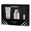 MONT BLANC EXPLORER PLATINUM 3PC SET, MEN'S GIFT SET, EDP