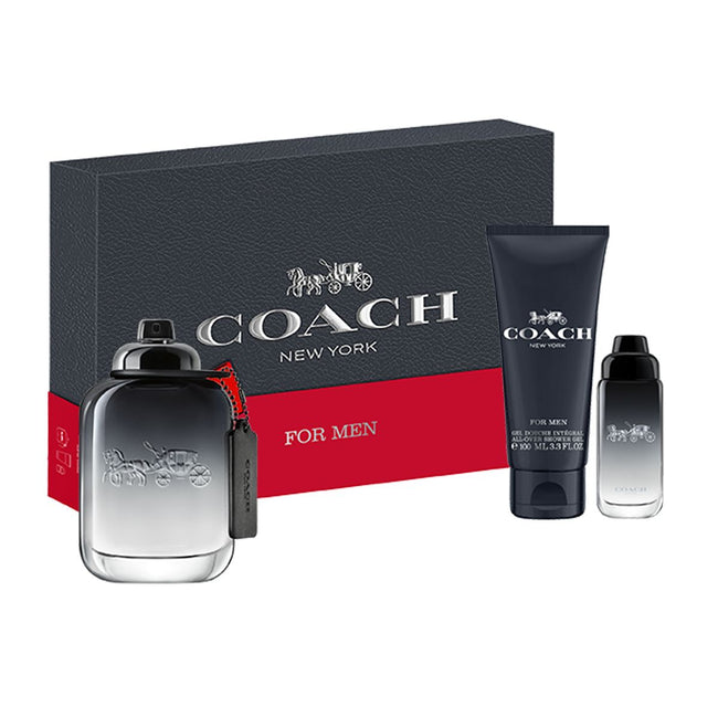 COACH NEW YORK 3PC, MEN'S GIFT SET, EDT