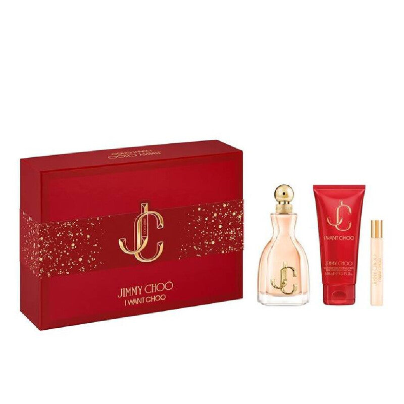 Jimmy Choo I Want Choo Eau de Parfum 100ml / 3.4 oz Spray For Unisex - Gift Set - Image 1