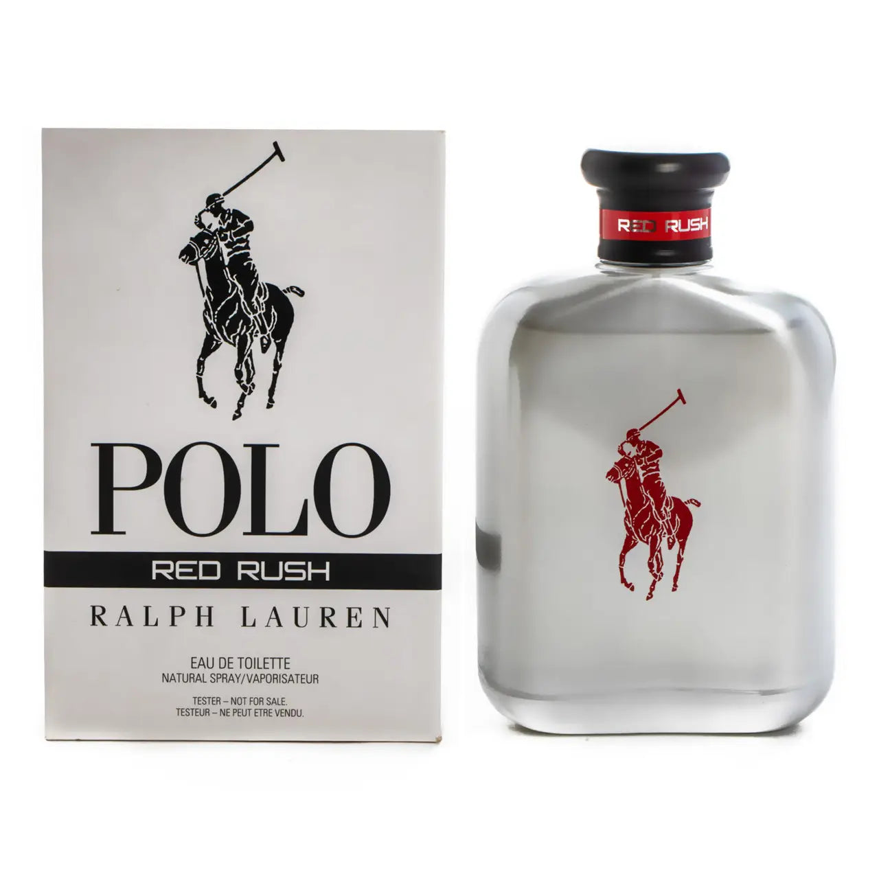 Ralph Lauren Polo Red Rush Eau de Toilette 125ml / 4.2 oz Spray For Men - Tester with Cap - Image 1