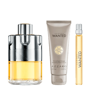 AZZARO WANTED 3PC SET, MEN'S GIFT SET, EDT