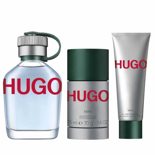 HUGO GREEN 3 PC, MEN'S GIFT SET, EDT