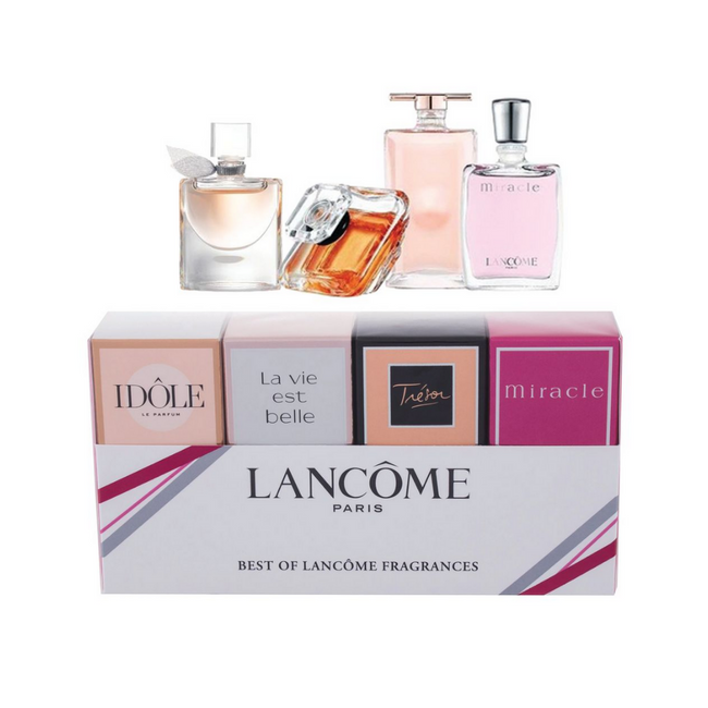 LANCOME 4PC MINI SET, WOMEN'S GIFT SET, EDP