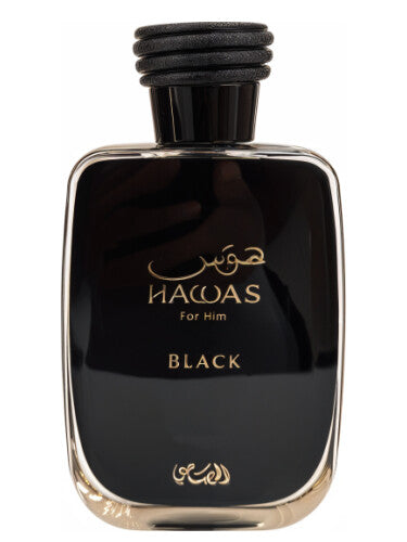 RASASI HAWAS BLACK MEN 3.38OZ, MEN'S PERFUME, EDP