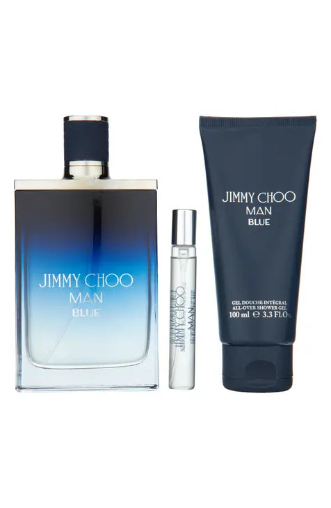 JIMMY CHOO MAN BLUE 3PC SET, MEN'S GIFT SET, EDT