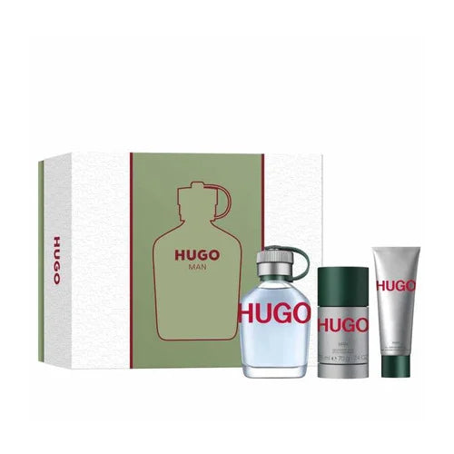 HUGO GREEN 3 PC, MEN'S GIFT SET, EDT