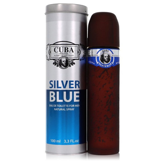 CUBA SILVER BLUE 3.3OZ, MEN'S PERFUME, EDT