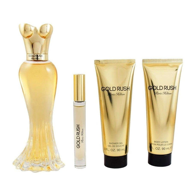 GOLD RUSH 4PC SET, WOMEN'S GIFT SET, EDP