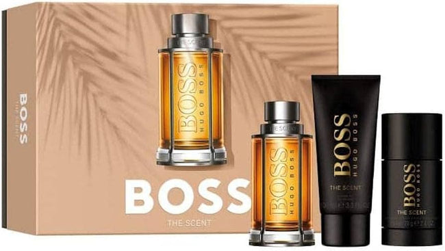 BOSS THE SCENT 3PC SET, MEN'S GIFT SET, EDT