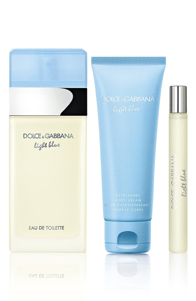 LIGHT BLUE 3PC SET, WOMEN'S GIFT SET, EDT