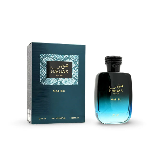 Rasasi Hawas Malibu Eau de Parfum 100ml / 3.4 oz Spray For Men - New - Image 1