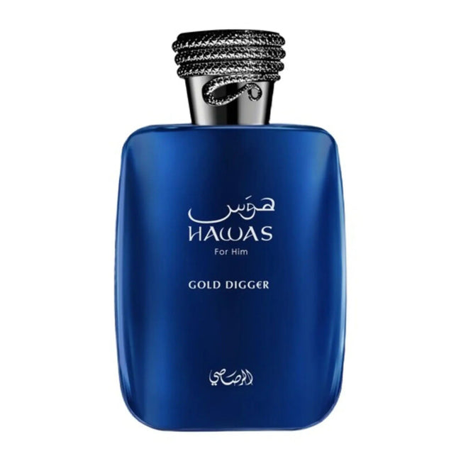 Rasasi Hawas Gold Digger Eau de Parfum 100ml / 3.4 oz Spray For Men - New - Image 1