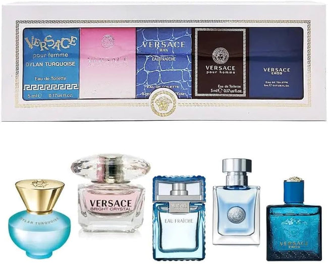 VERSACE MINI SET 5PC, MEN'S GIFT SET, EDT