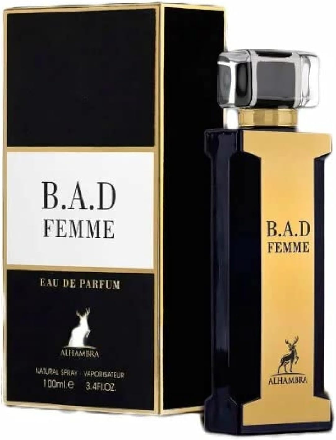 AL HAMBRA B.A.D FEMME 3.4OZ, WOMEN'S PERFUME, EDP