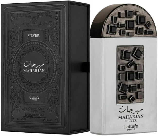 LATTAFA MAHARAJAN SILVER 3.4OZ, UNISEX PERFUME, EDP