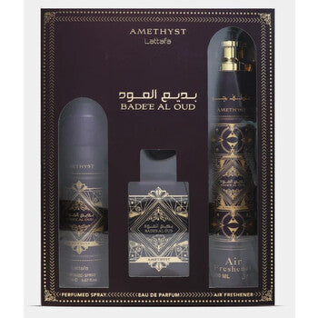 Lattafa Amethyst Eau de Parfum 100ml / 3.4 oz Spray For Unisex - Gift Set - Image 1