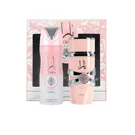 Lattafa Lattafa Yara 2 Pcs Gift Set with 100ml EDP 200ml Perfumed Spray Eau de Parfum 100ml / 3.4 oz Spray For Women - New - Image 1