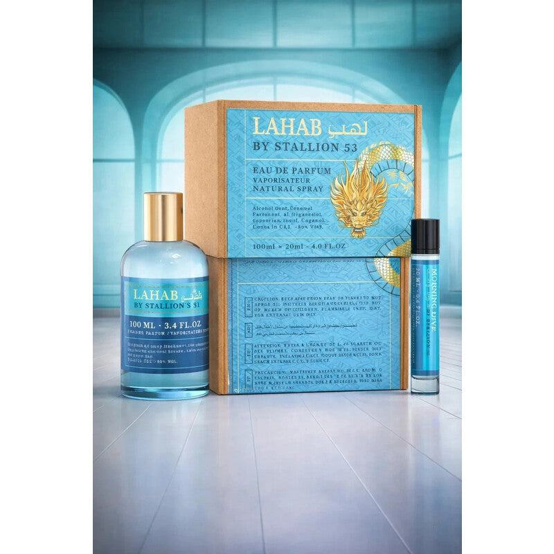 Emper Lahab Eau de Parfum 100ml / 3.4 oz Spray For Unisex - Gift Set - Image 1
