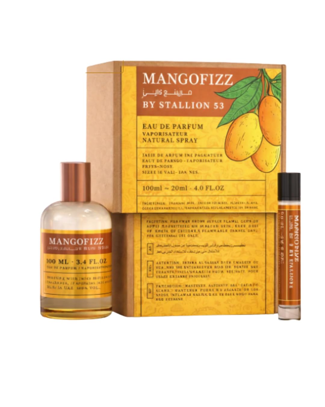 Emper Mangofizz Eau de Parfum 100ml / 3.4 oz Spray For Unisex - Gift Set - Image 1