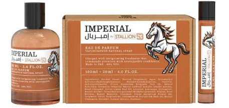 Emper Imperial by Stallion 53 Eau de Parfum 100ml / 3.4 oz Spray For Unisex - Gift Set - Image 1