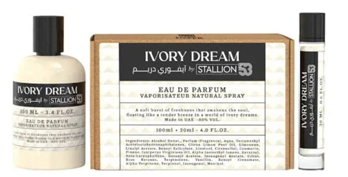 Emper Ivory Dream by Stallion 53 Eau de Parfum 100ml / 3.4 oz Spray For Unisex - Gift Set - Image 1