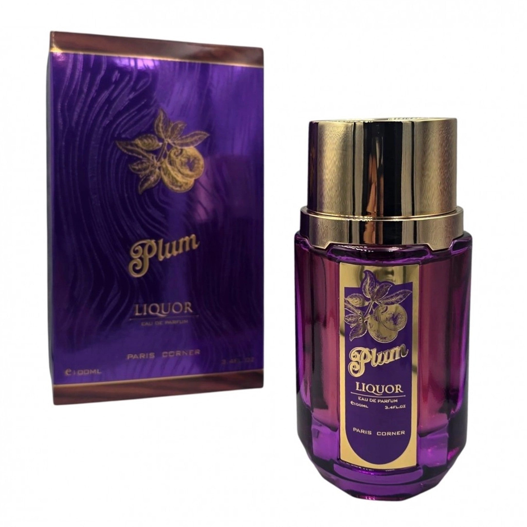 Paris Corner Plum Liquor Eau de Parfum 100ml / 3.4 oz Spray For Women - New - Image 1