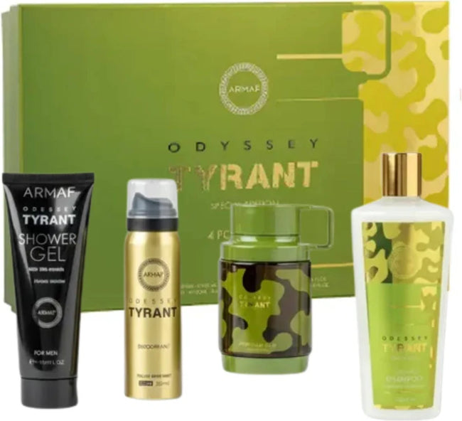 Armaf Odyssey Tyrant Eau de Parfum 100ml / 3.4 oz Spray For Men - Gift Set - Image 1