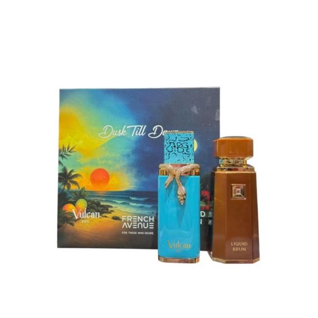 French Avenue Vulcan Feu Eau de Parfum 100ml / 3.4 oz Spray For Men - Gift Set - Image 1