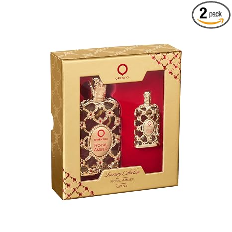 Orientica Royal Amber Luxury Collection Eau de Parfum 75ml / 2.5 oz Spray For Unisex - Gift Set - Image 1