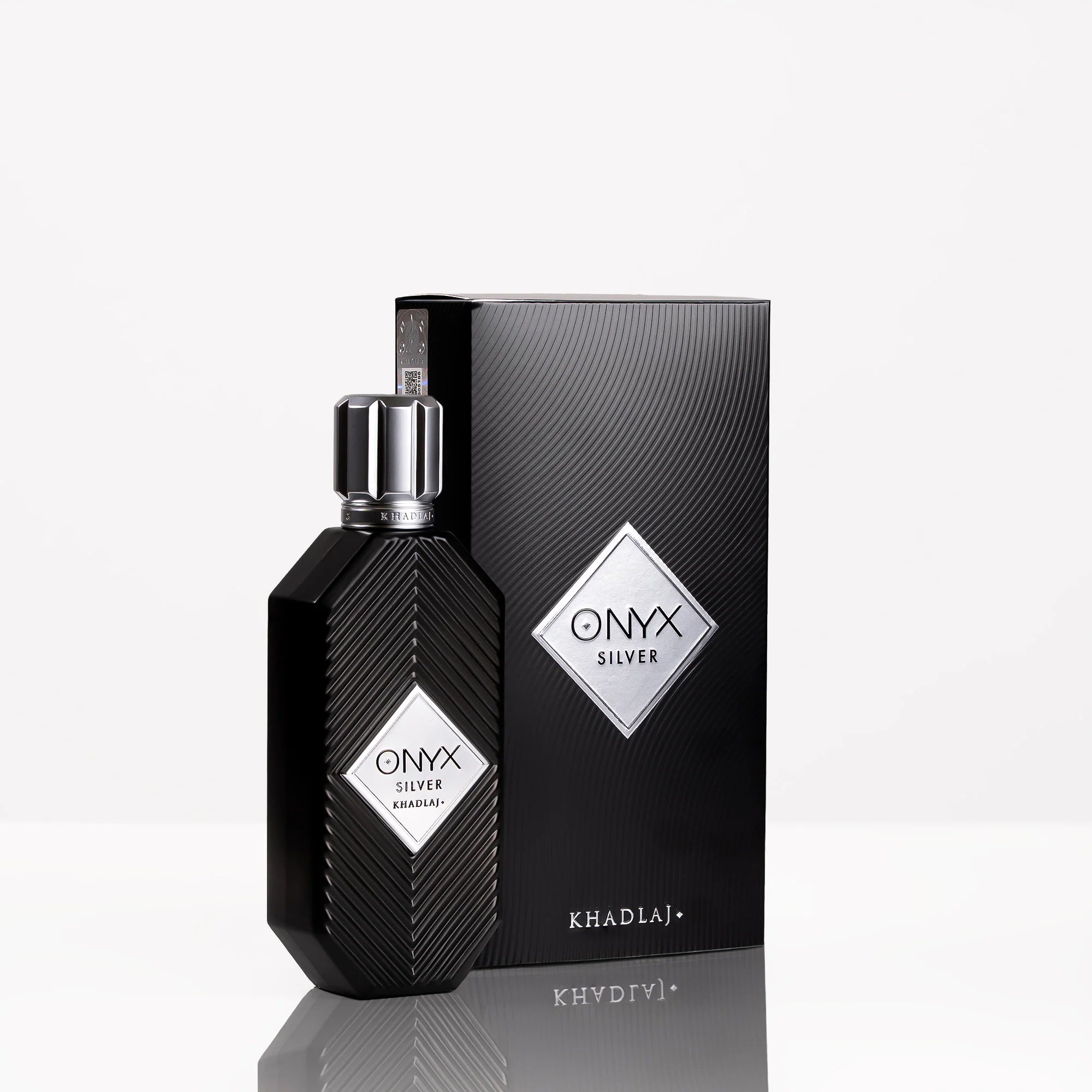 Khadlaj Onyx Silver Eau de Parfum 100ml / 3.4 oz Spray For Unisex - New - Image 1