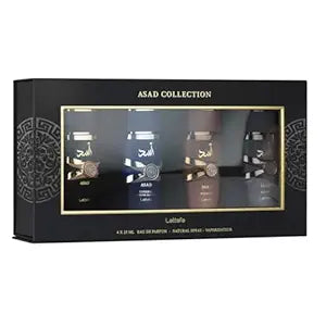 Lattafa Asad Collection Eau de Parfum 30ml / 1.0 oz Spray For Men - Gift Set - Image 1