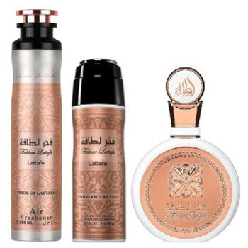 Lattafa Fakhar Eau de Parfum 100ml / 3.4 oz Spray For Women - Gift Set - Image 1