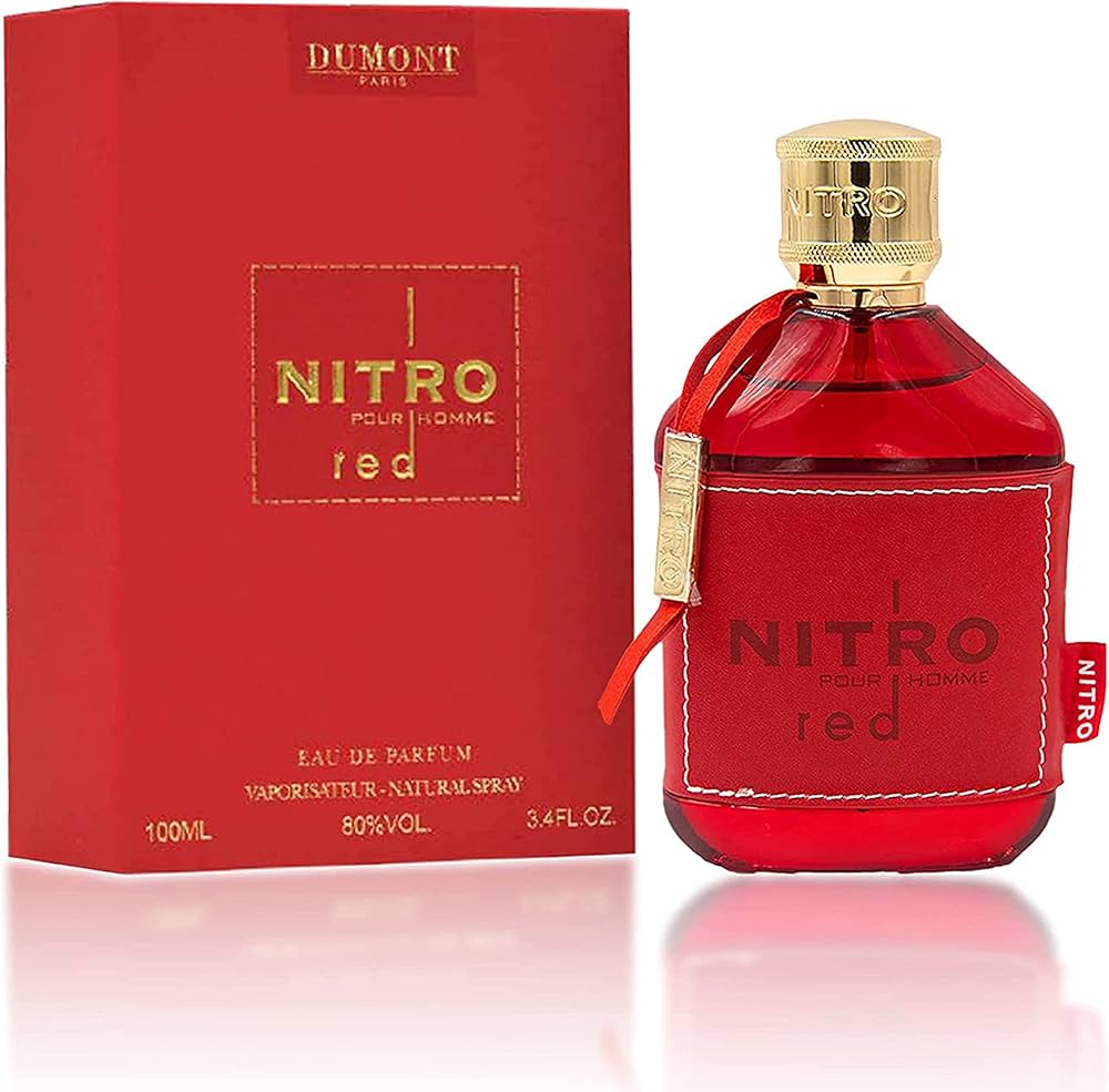 NITRO RED INTENSELY BY DUMONT 3.4OZ, MEN'S PERFUME, EDP