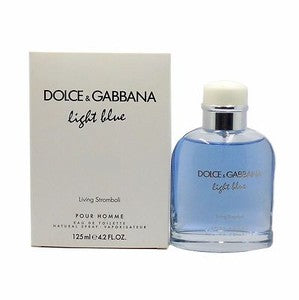 Dolce & Gabbana Light Blue Eau de Toilette 125ml / 4.2 oz Spray For Men - Tester with Cap - Image 1