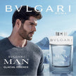 BVLGARI MAN GLACIAL ESSENCE 3.4OZ, MEN'S PERFUME, EDP